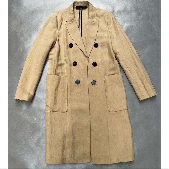 Zara Masculine Double Breasted Coat - Picture 3 of 4